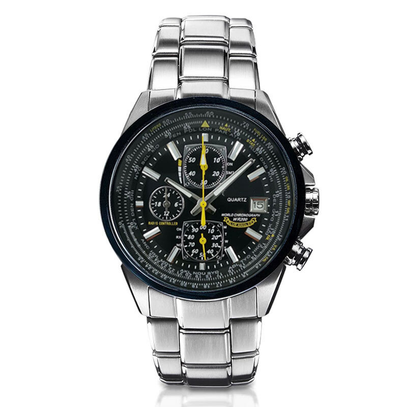 Luxury Men's Watch Classic Style Stainless Steel Strap Waterproof Watch Business Casual Quartz watch