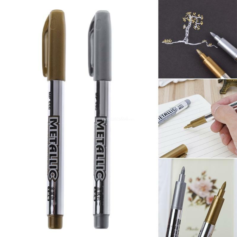 DIY Metal Waterproof Permanent Paint Marker Pen Student School Supplies 1.5mm Dropship
