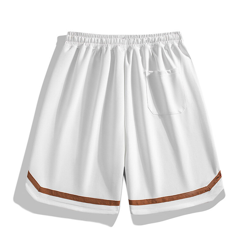 Men's Summer Shorts Casual Beach Sports Ice Silk Breathable Basketball Pants