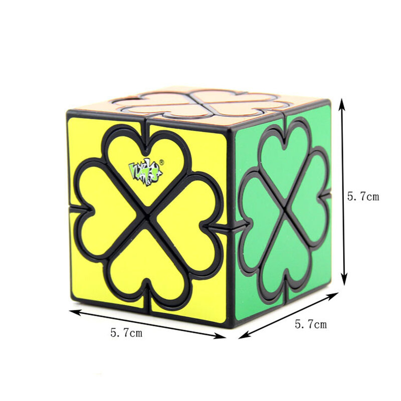 Волшебный куб в форме сердца d необычная форма специальный волшебный куб снаряжение кубики волшебный куб пазл детские развивающие игрушки подарки для детей