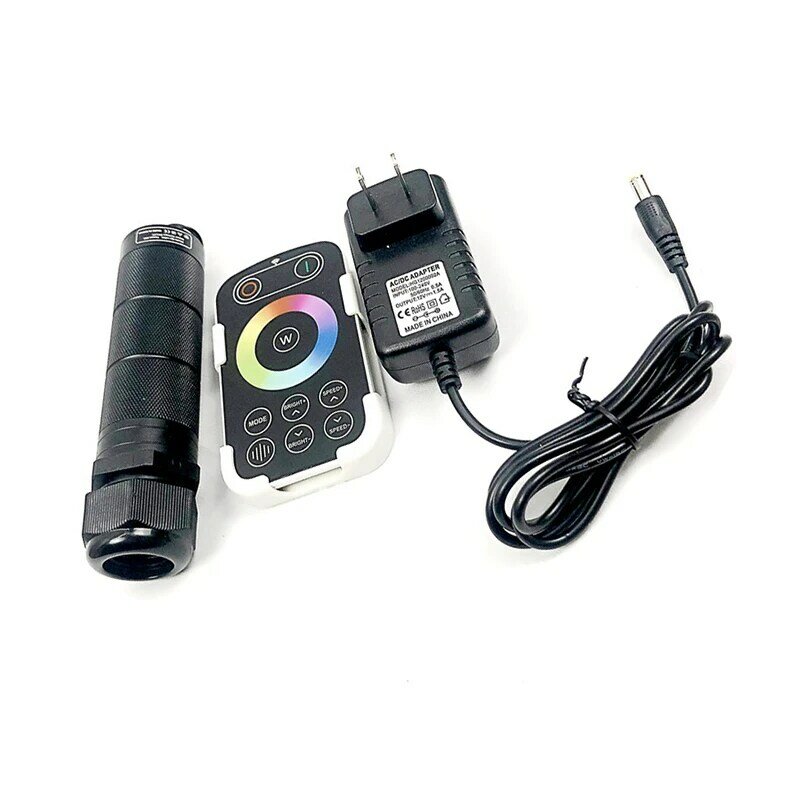 Lámpara de fibra óptica LED para habitación de coche, kits de luces de techo de estrella óptica RGBW de 6W, control RF de fibra óptica móvil WP QJ-L006, aplicación