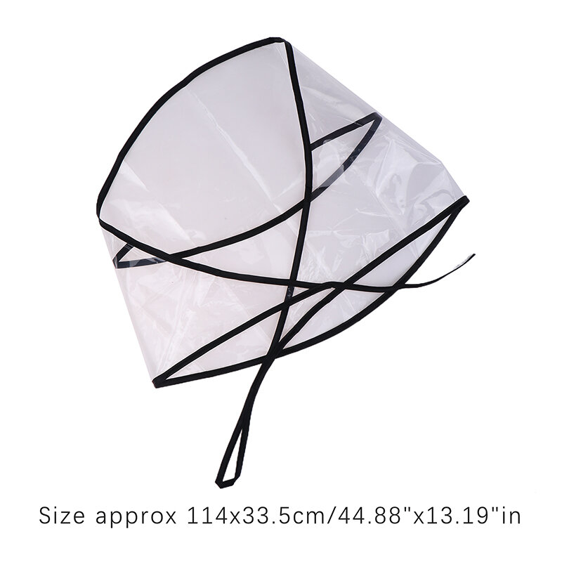 1 шт. Защитная прическа, Пластиковая Шляпа от дождя для женщин и женщин, прозрачная, позволяет волосам выглядеть идеально даже после дождя