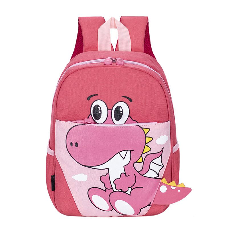 Cute Dinosaur Cartoon Shoulder Bag, Jardim de infância Book Bag, Mochila Infantil de Lazer, Mochilas escolares, Bolsas Estudantis
