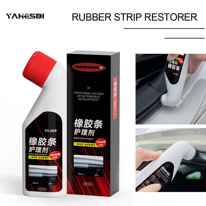 Car Plastic and Rubber Restore Coating Agent Auto Rubber Repair Cleaner Refresh Restoration Agent Black Shine Seal Brighten