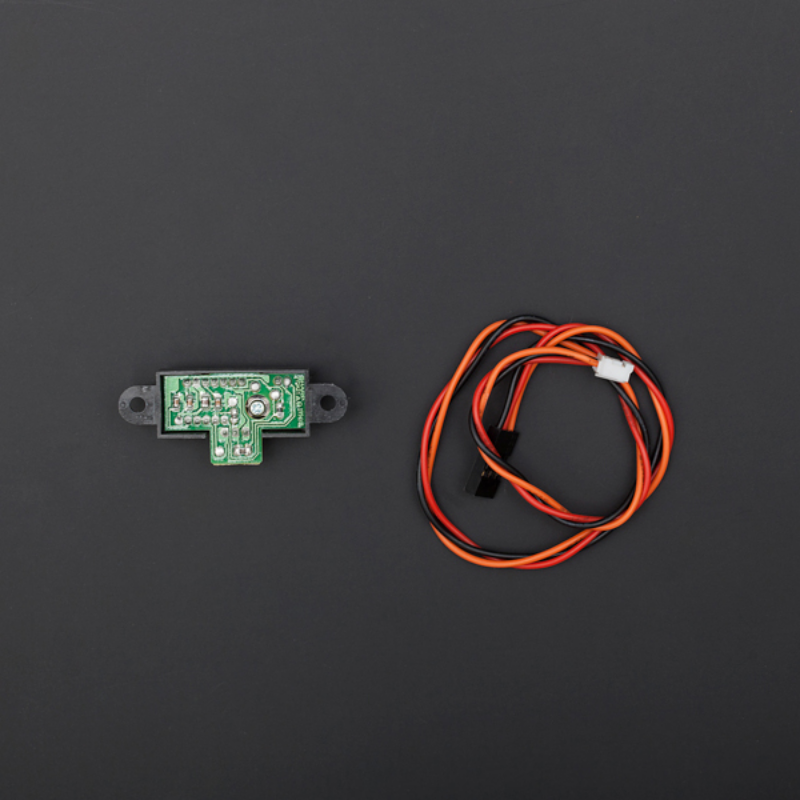 [80cm] scharfer gp2y0a21 Infrarot-Abstands sensor mit Hindernis vermeidung