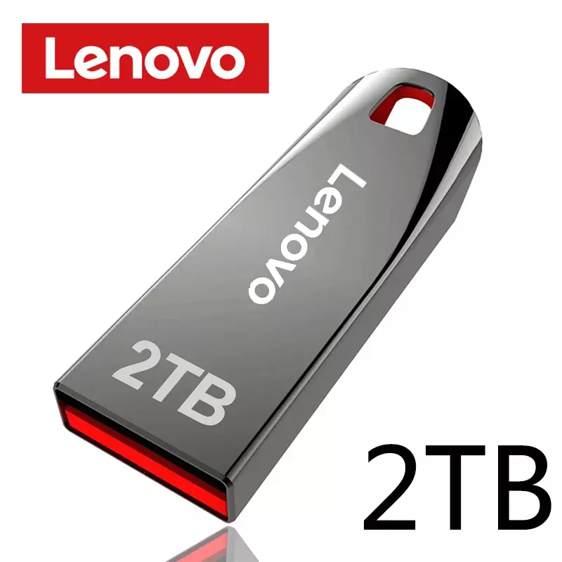 Lenovo-USBドライブ,金属製メモリ,高速,3.0 GB,テラバイトGB,512GB, 2 256 USBテラバイト,防水