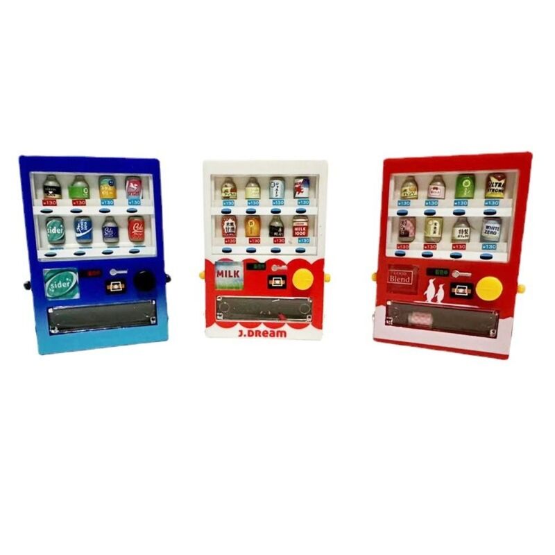 1: 12 symulacja domu dla lalek napoje automat sprzedający edukacyjne zabawki edukacyjne mały uroczy ozdoby na biurko dekoracji