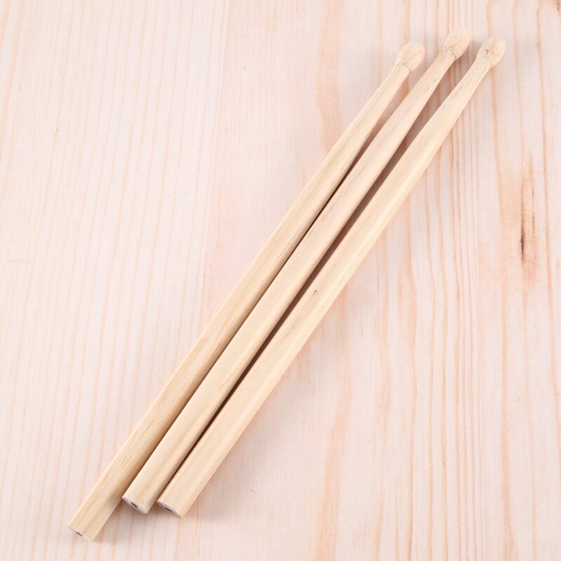30 Piece Wooden Pencil HB Pencils Shaped Like Drum Sticks Drumstick Pencil Stationary Supplies For School & Office