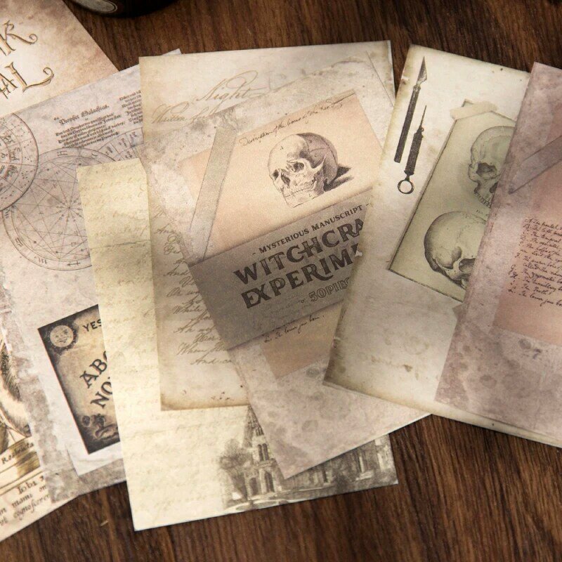6packs/LOT Witchcraft experiment series retro message paper memo pad