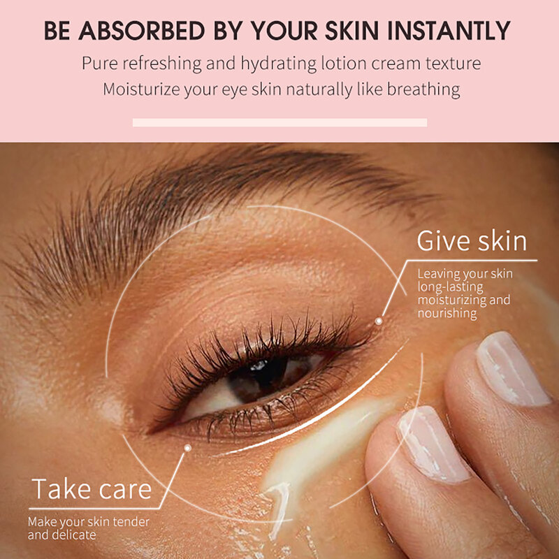 AILKE Retinol rozjaśniający i ujędrniający skórę pod oczami krem, usuń ciemne koła, odżywczy, Anti-Aging kosmetyczny krem kosmetyczny, zmniejsz torebkę pod oczami
