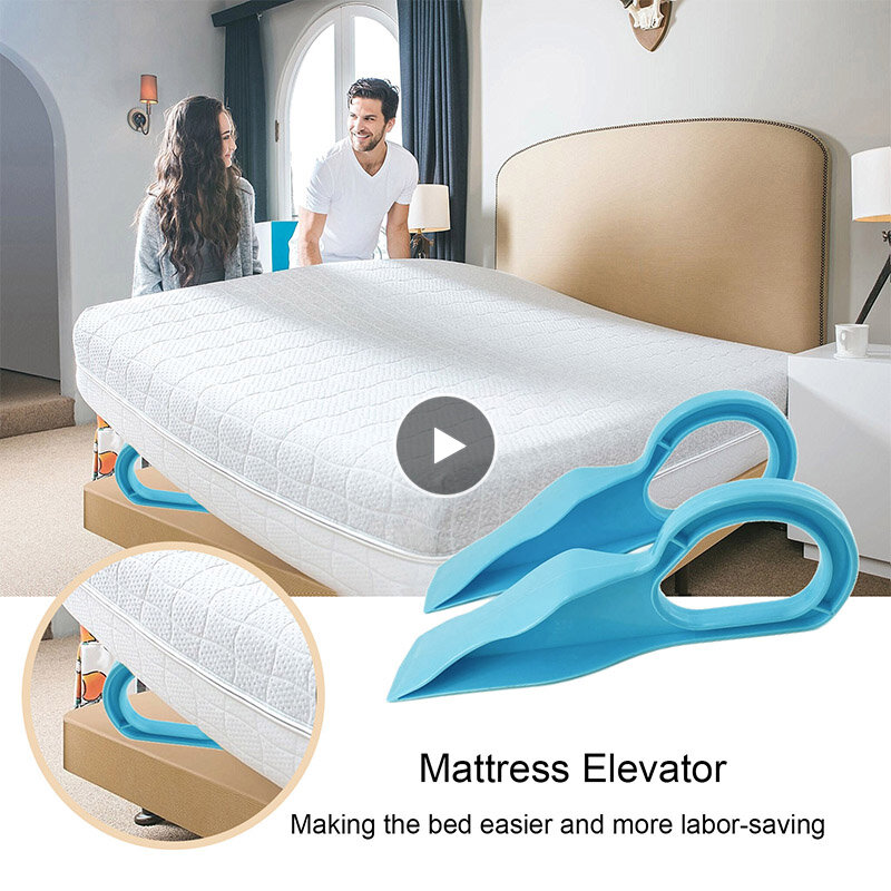 Coprimaterasso ergonomico Wedge Elevator Bed Making alleviare il dolore alla schiena strumento di aiuto in movimento sollevatore domestico per materasso a fogli di trasporto