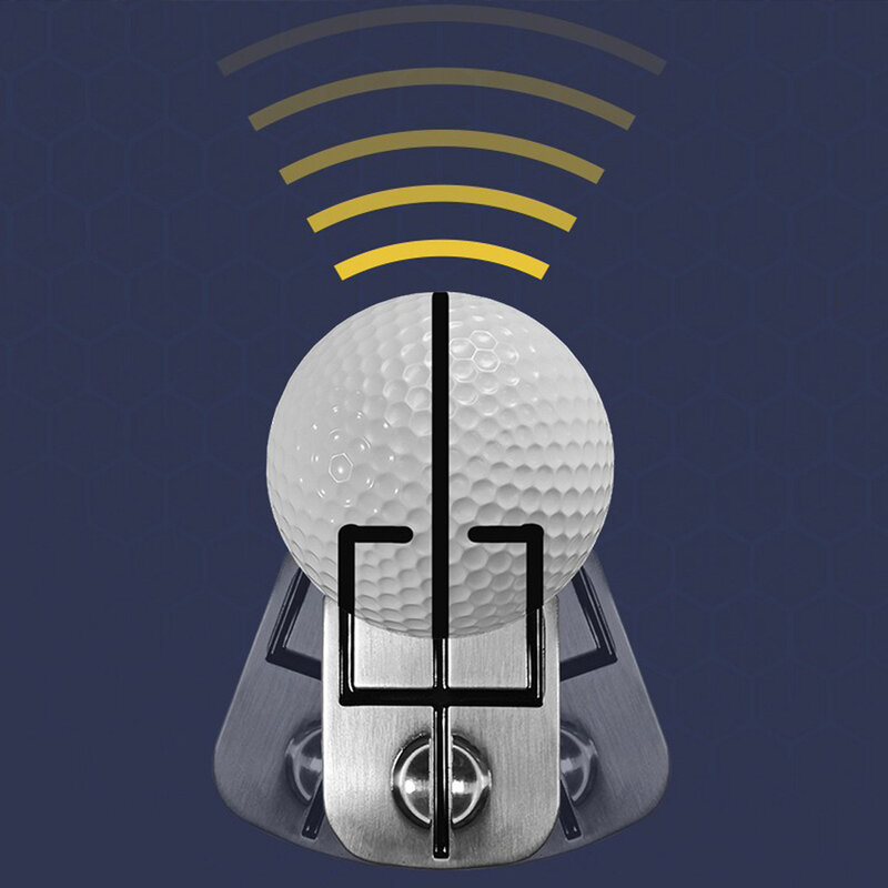Bola Golf magnetik ayunan kereta putt latihan Golf topi klip Set Trident penulis Aksesori Golf Set alat bantu latihan