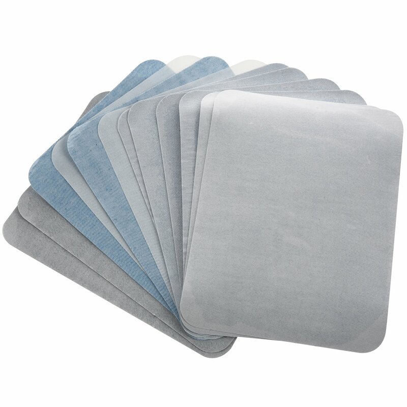 10Pcs Thermal Sticky Iron On Mending Patches Jeans Bag Hat Repair Decor Design