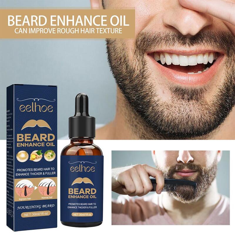 Huile de barbe pour hommes, sérum de croissance de la barbe, conditionneur sans rinçage, restaure l'humidité naturelle et adoucit votre barbe pour preve V6H8