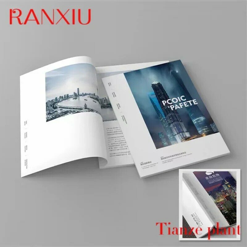 Benutzer definierte Mode Flyer Magazin Katalog Drucks ervice Hochglanz Laminierung billige Flyer Broschüre/Falt karte