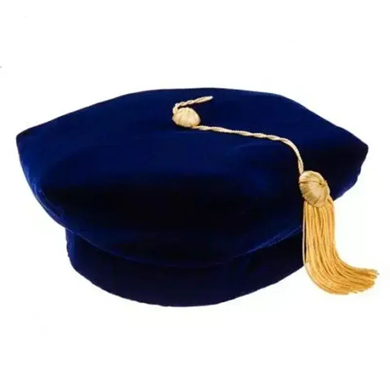 Cerimonia di laurea classica cappello da dottorato ottagonale o esagonale per studenti universitari americani