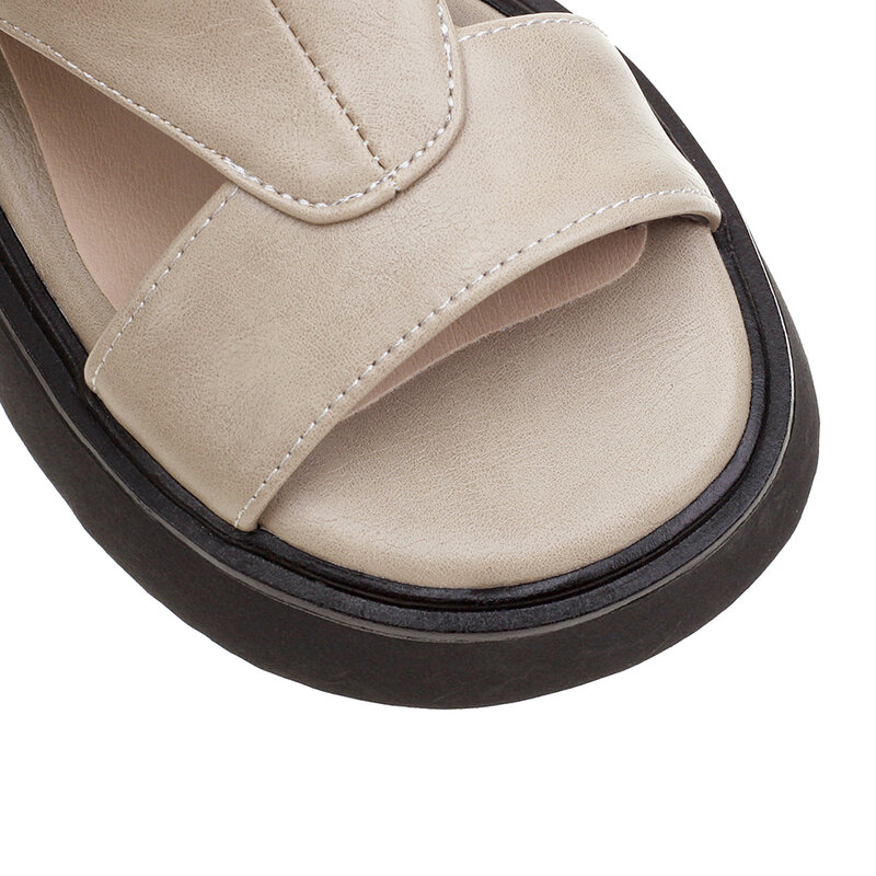 Обувь в римском стиле; Женские летние повседневные Модные босоножки на высоком каблуке, увеличивающие рост; Женские сандалии с открытым носком на толстой подошве; Sandalias Mujer