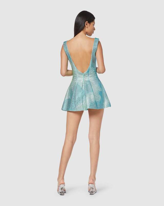 Женское блестящее вечернее мини-платье, блестящее облегающее платье-трапеция на бретелях-спагетти с открытой спиной для выпускного вечера