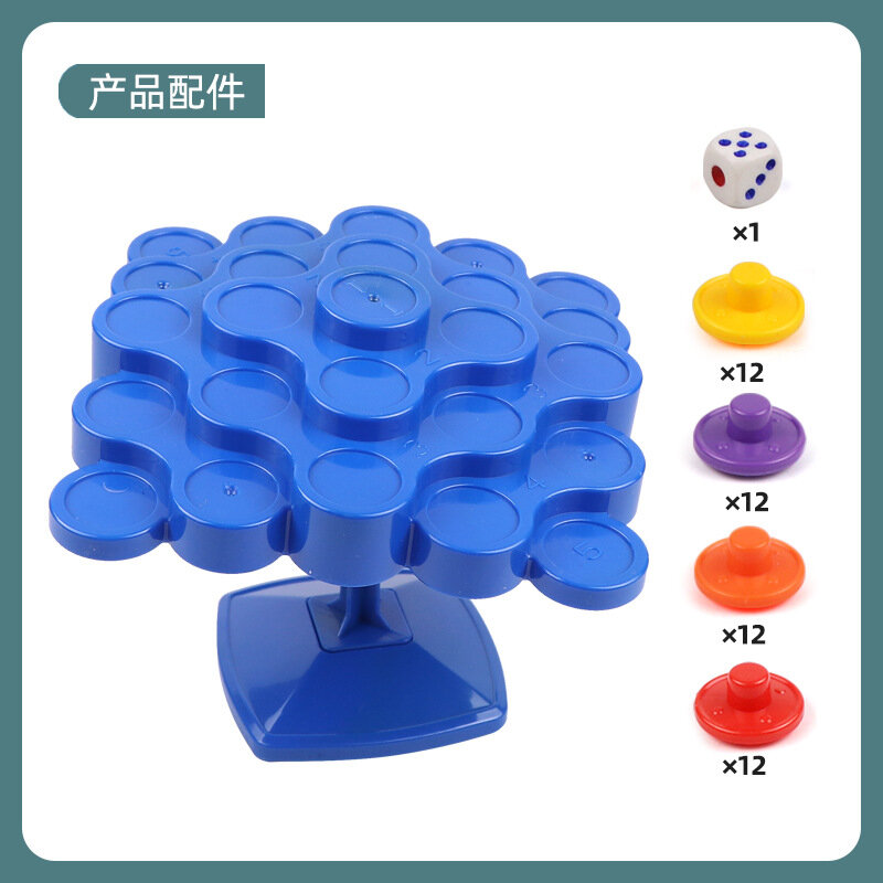 Mathematical Toys Balance Tree DIY Education Leisure Table Shape Animal Children Interactive Parent Child Toy Game Montessori
