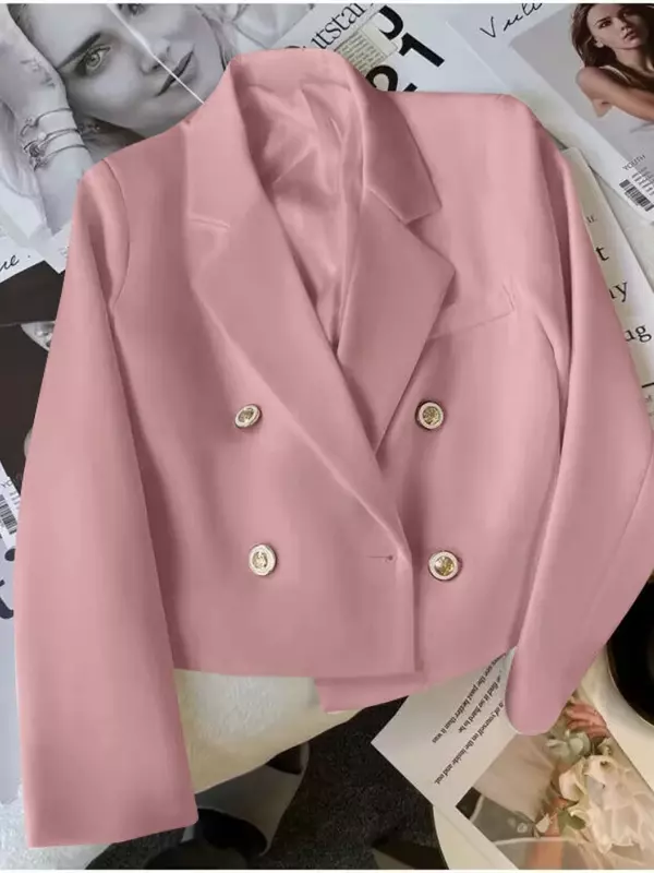 여성용 한국 버전 슬림 핏 패션 정장, 긴 소매 재킷, 오피스 레이디 공식 의류, 캐주얼 코트