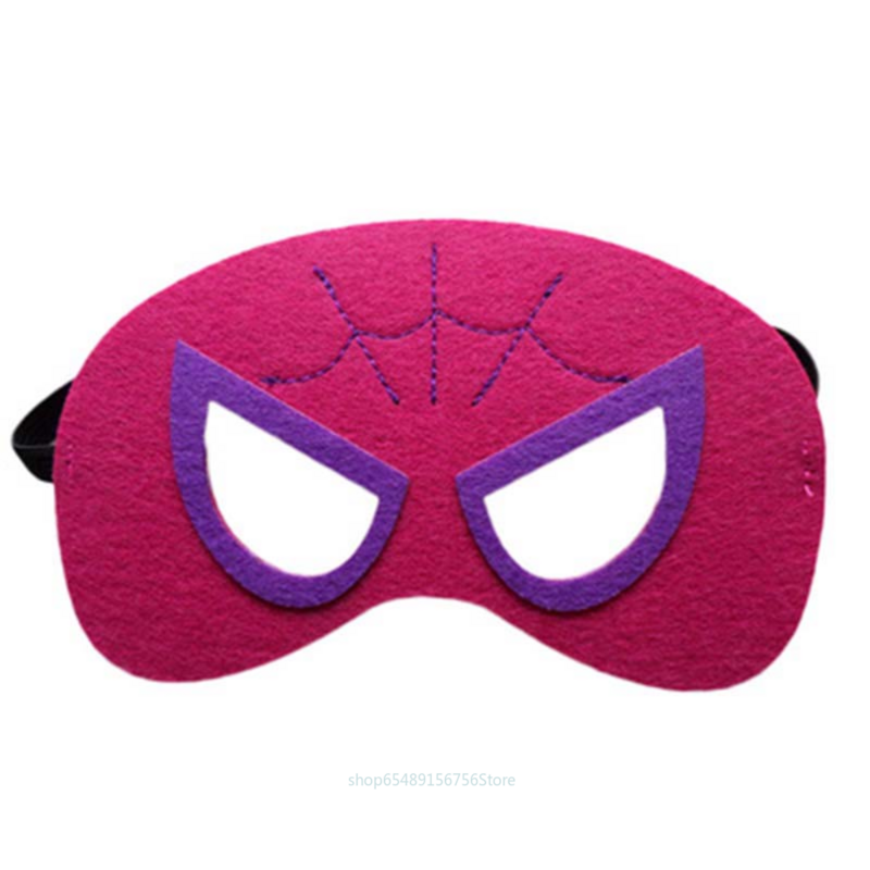 Superhero Children's Masks Spiderman Iron Man Thor Hulk Decorations Baby Boys Girls Masks Heroes Halloween Party Gift