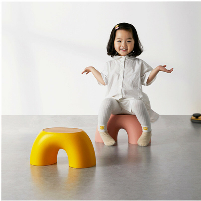Kursi Rumah Asli Bangku Anak-anak Alas Kaki Dekorasi Dalam Ruangan Furnitur Kamar Mandi Sofa Mainan Pelangi Hadiah Anak-anak Perempuan Laki-laki Alat Sepatu