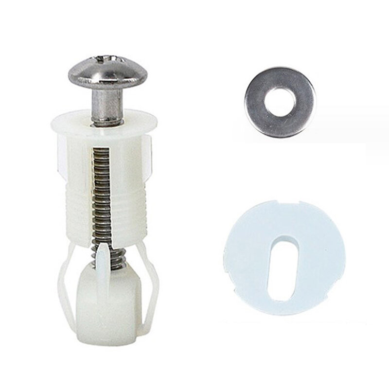 Toilet Seat Screws Nut Cover Lid Top Fixing Blind Hole Fitting Kits Bathroom Accessories Replacement Toilet Seat Screws