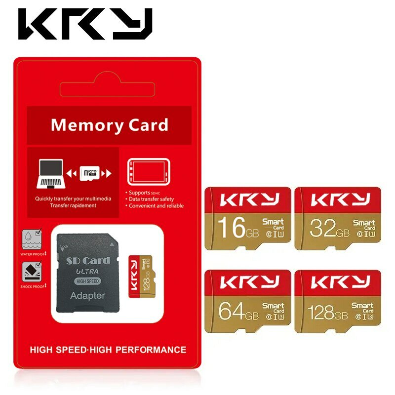 휴대폰용 마이크로 메모리 SD 카드, SD/TF 플래시 카드, U3 클래스 10, 32GB, 32GB, 128GB, 64GB, 128GB