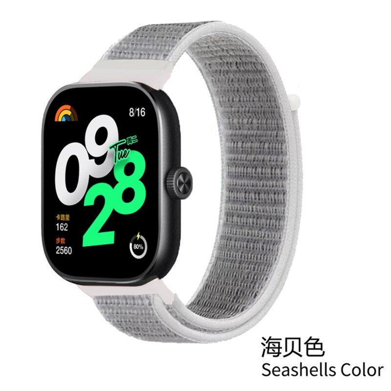 Tali jam tangan pintar Xiaomi Redmi Watch 4, tali nilon Loop dapat diganti, sabuk jam tangan pintar untuk Redmi Watch 4 gelang jam olahraga