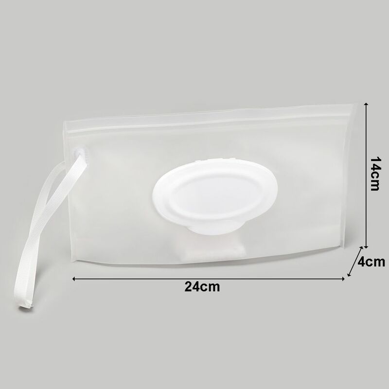 Reusable Clamshell Box Easy-carry Cleaning Mask Case Napkin Storage Pouch Wet Wipes Bag Cosmetic Container