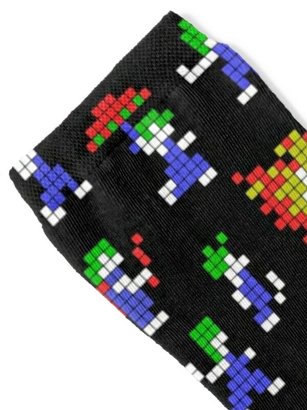 Lemmings 8-Bit Sokken Bewegende Kousen Mode Grappig Cadeau Professionele Running Heren Sokken Dames