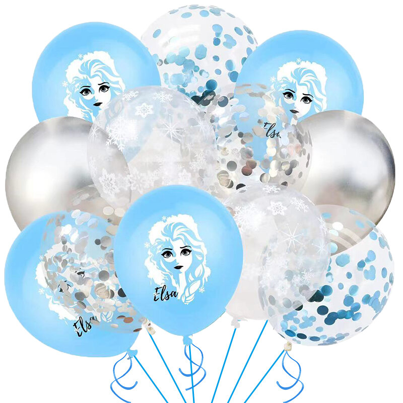 Disney gefrorene Luftballons 12 Zoll Mädchen begünstigt Geburtstags feier Dekor Globlos Kinder Geburtstag Spielzeug Geschenk Anna und Elsa Ballon Baby party