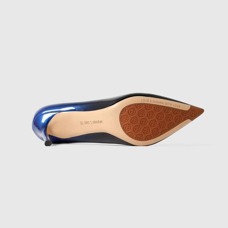 Zapatos de tacón alto con punta estrecha para mujer, tacones de aguja de colores mezclados, 8cm, 12cm, talla grande 44, 2022