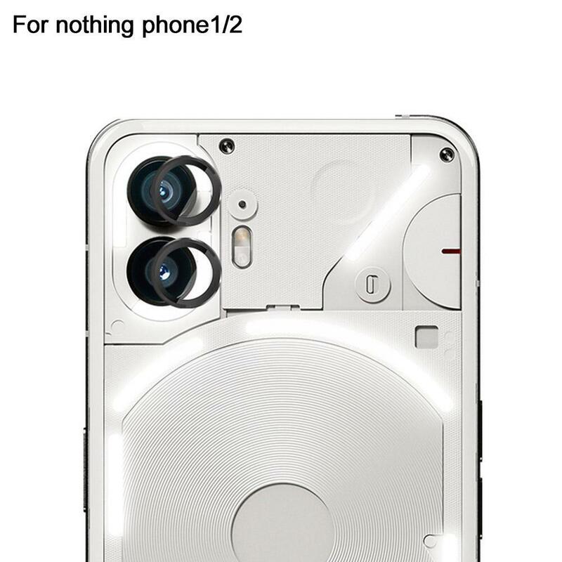 Lente de cámara de Metal, Protector de vidrio para teléfono Nothing 2 1, protección de lente de cámara en Nothing Phone (2) (1), lente de cámara Fi L5F0