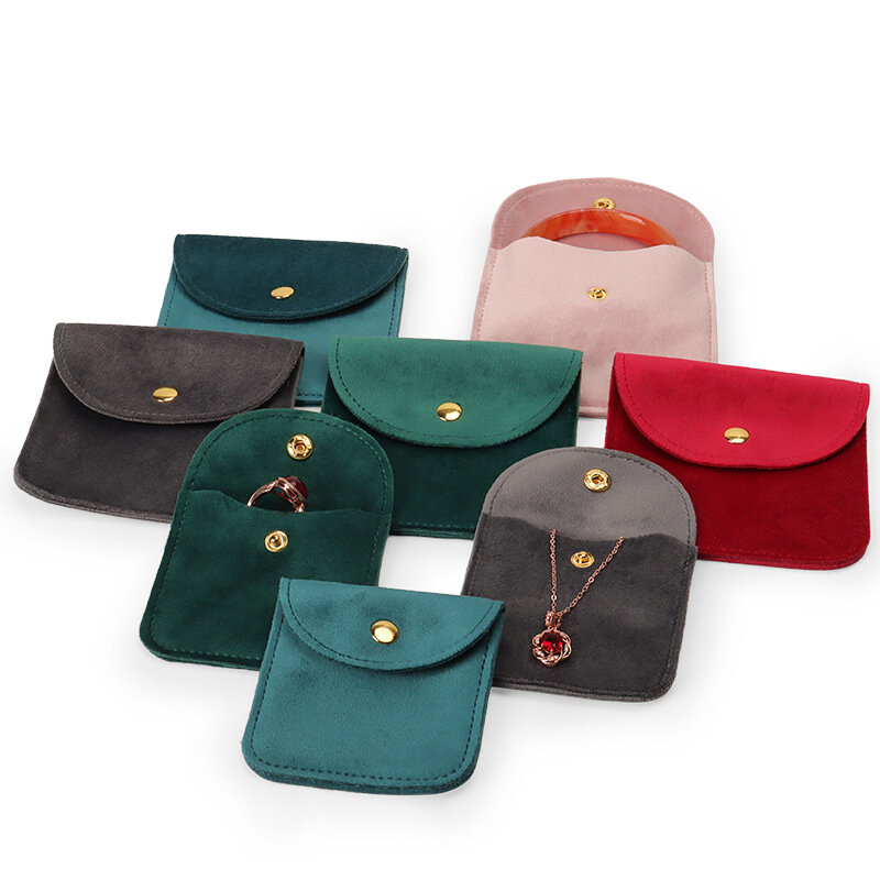 패션 쥬얼리 포장 상자 가방, 플란넬 백, 반지 팔찌 팔찌 목걸이 귀걸이 세트, 절묘한 포장 선물