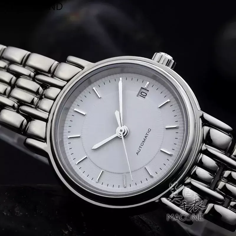 Luxury New Quartz Womens Watch Steel Strap White Sport Watches