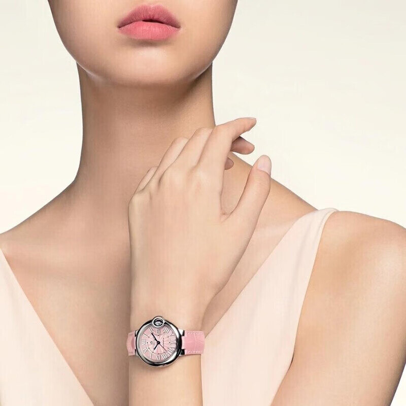 2023 neue Damen uhren mechanische Uhr für Damen Ballon Bleu Uhr elegante Armbanduhren Saphir Spiegel wasserdichte Uhr