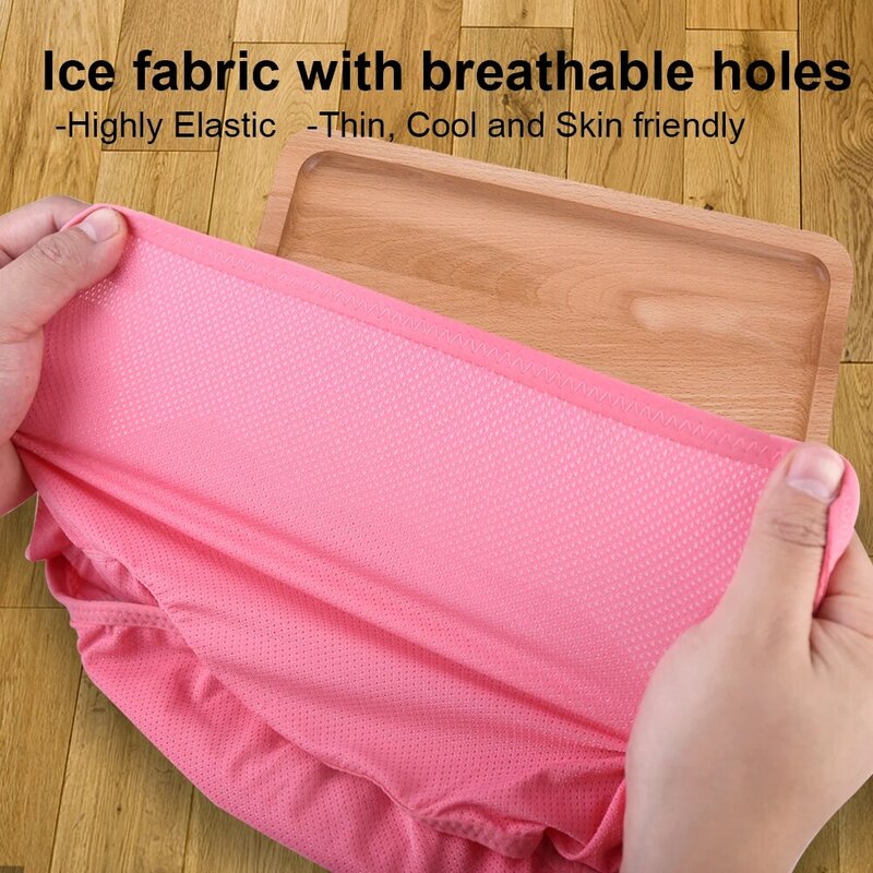 5 Pcs/Pack Menstrual Period Panties Women Leak Proof Cotton Comfort Incontinence Briefs High Waist Sexy Mesh Underwear Big Size