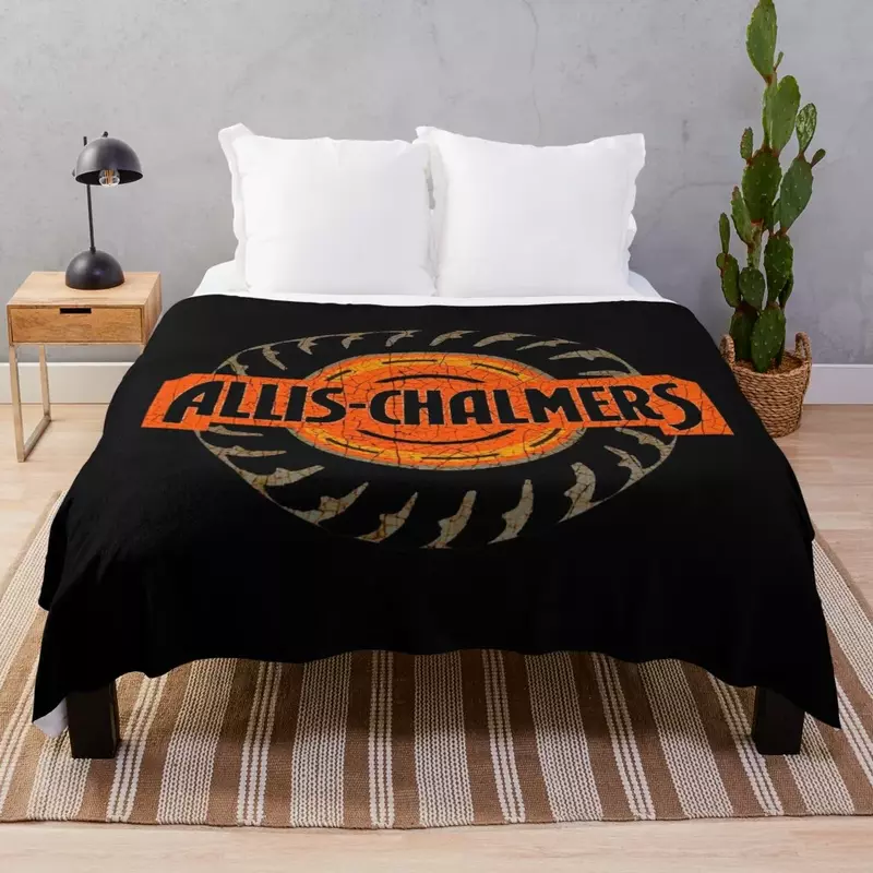 Allis-chalmer selimut lempar, selimut kain flanel tempat tidur musim dingin