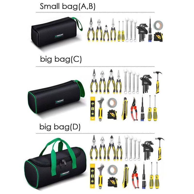 男性用の多機能防水ツールバッグ,電気技師の保管用の小さなツールバッグ