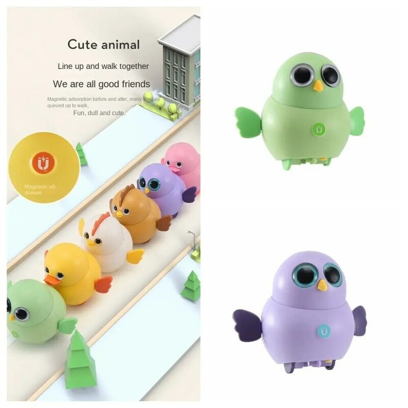 Magnetic Electric Walking Chick Children's Toys Electric Chick Electric Walking Owl Cartoon Duck Magnetic Swinging Chicken Kids