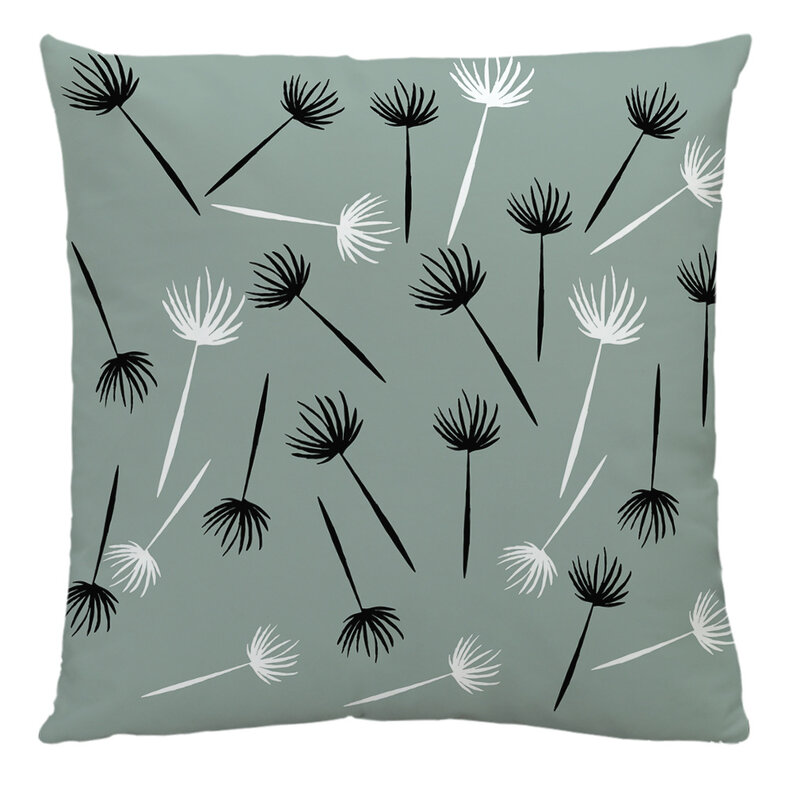 Simple Small and Fresh Dandelion Polyester Pillow Cover Car Pillow Sofa Pillow Cushion