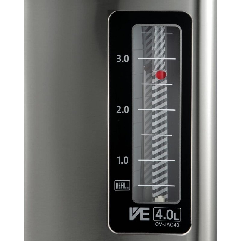 Zojirushi-calentador de agua de 4,0 litros, caldera de agua de acero inoxidable, color negro