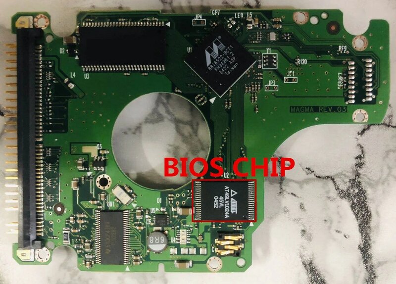 SA MP0804H/DOM 80G 2,5 "IDE puerto paralelo notebook Disco Duro placa de circuito BF41-00075A MAGMA REV02