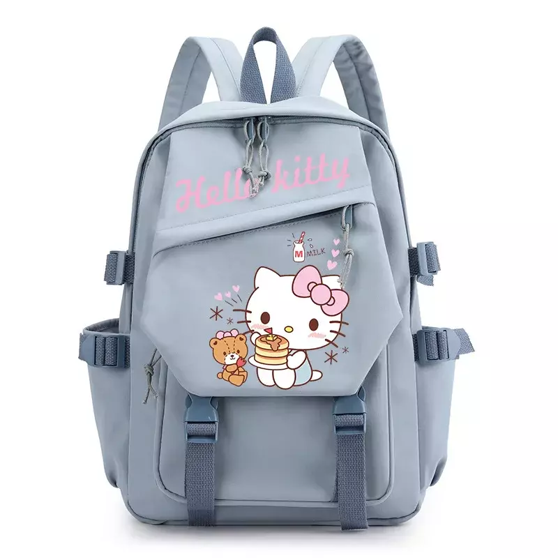 Sanrio neue hello kitty Schüler Schult asche drucken leichte niedliche Cartoon Computer Leinwand Rucksack