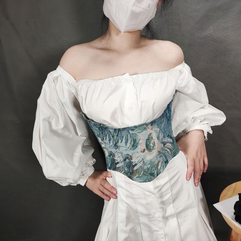 Sexy damescorset met verstelbare riem Vrouw schilderijpatroon Wrap Supplies