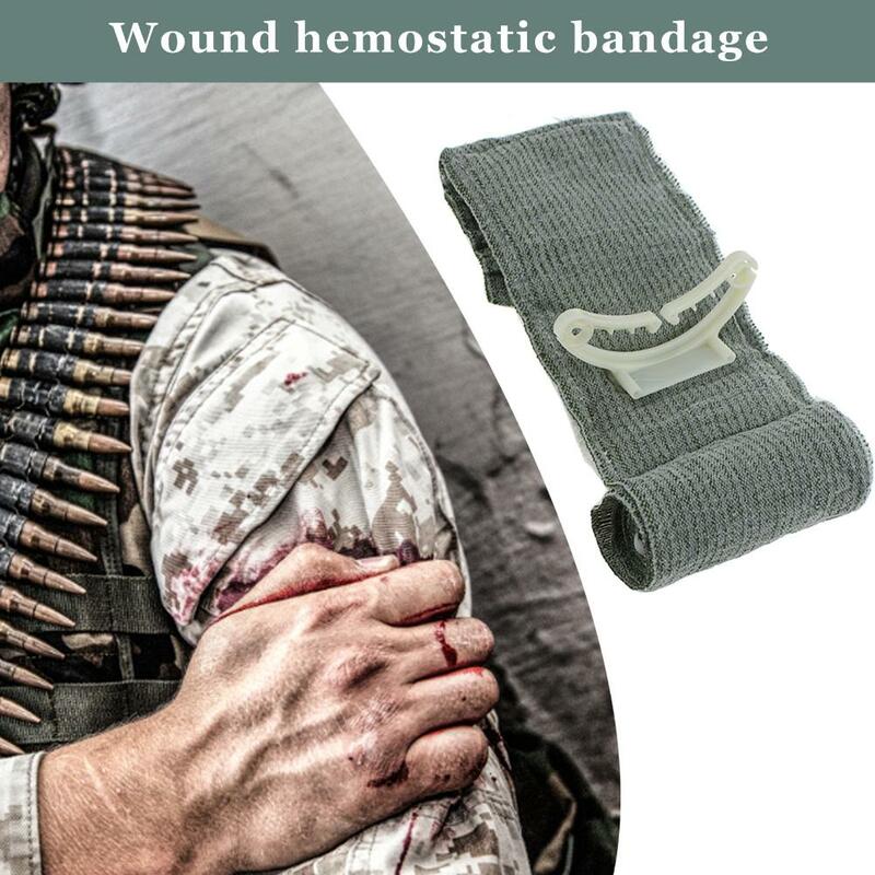 Bandage d'urgence de sauvetage médical militaire, bandage rond, blessure de trauma, spanskip, combat, compression, DulPlayer Aid, IFAK, Israël