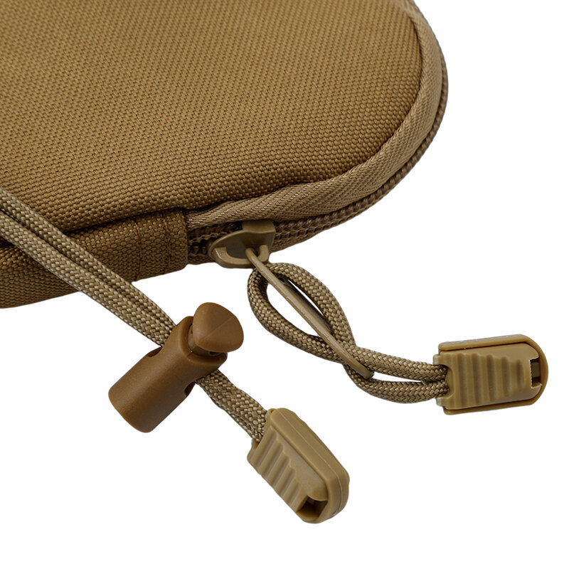 Mini porta llaves Unisex, bolsa impermeable para monedas, llavero, estuche, herramientas con cremallera