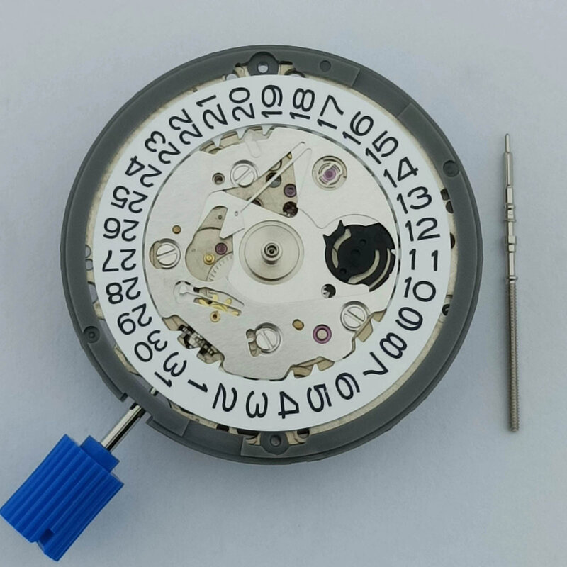 Movimento mecânico da precisão alta com janela branca da data, peças sobresselentes luxuosas do movimento do relógio automático, NH35