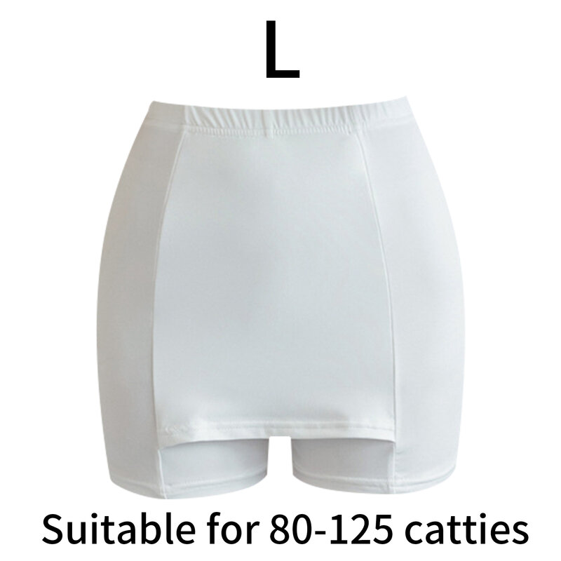 Doppel-Schicht Sicherheit Shorts frauen Weiche Unsichtbare Leggings mit Vordere Gabelung Unter Kleid Shorts für Frauen Mädchen L XL Größe